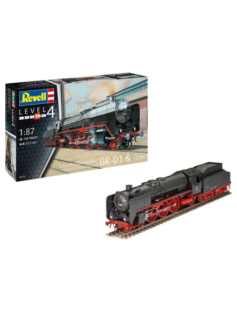 Revell - EXPRESS LOCOMOTIVE BR01 & TENDER 1:87