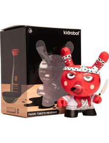 Kidrobot - Dunny Tako's Revenge by Fakir Red 5"