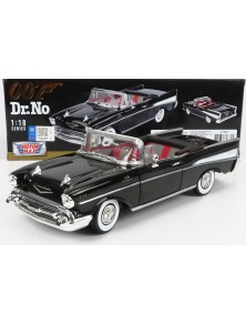 CHEVROLET - BEL AIR CABRIOLET - SPIDER 1955 - 007 JAMES BOND - Dr. NO  - LICENZA DI UCCIDERE - BLACK