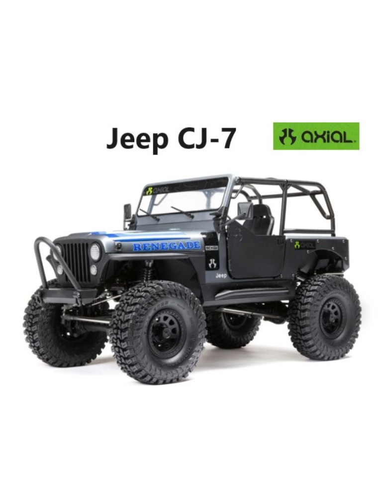 Axial - Jeep CJ-7 grigia Axial SCX10 III 4WD 1/10 montata passo 312mm CJ7