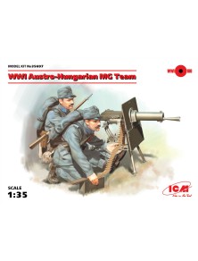 ICM - 1/35 WWI Austro-Hungarian MG Team (2 figures) (100% new molds)