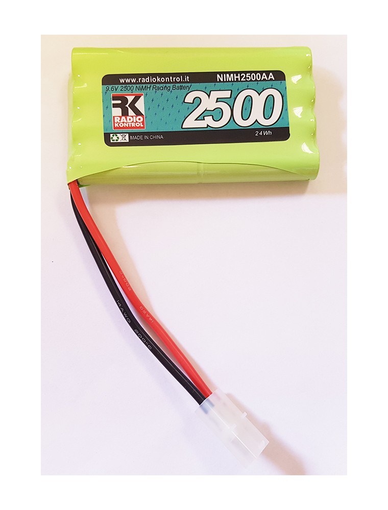 YUNTONG - Batteria Ni-Mh 9,6V. 2500mAh +T6215