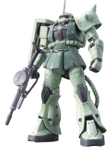 GUNDAM REAL GRADE RG MODEL KIT ZAKU II MS-06F 1/144 BANDAI