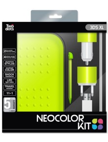 TWO DOTS KIT COLOR GREEN 3DS XL PACK