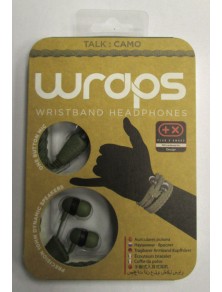 BB AURICOLARE WRAPS WRISTBAND VERDE CUFFIE