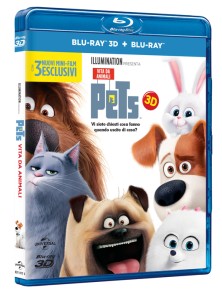 PETS: VITA DA ANIMALI 3D ANIMAZIONE - BLU-RAY