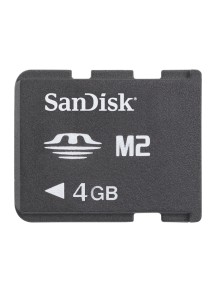 PSP GO!SANDISK MEMORY STICK MICRO M2 4GB CARD/HARD DISK CONSOLE - MEMORIE