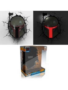 LAMPADA DA MURO 3D BOBA FETT STAR WARS GADGET