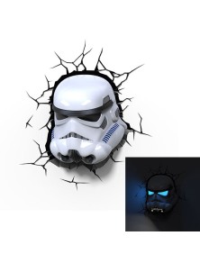 LAMPADA DA MURO 3D STORMTROOP. STAR WARS GADGET