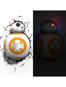 LAMPADA DA MURO 3D BB-8 STAR WARS GADGET