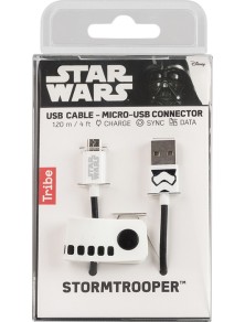 TRIBE CAVO MICRO USB 1,2M STORMTROOPER CAVETTERIA - MOBILE/TABLET