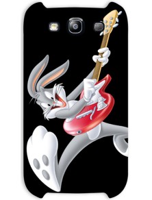 COVER BUGS BUNNY ROCK SAMSUNG S3 CUSTODIE/PROTEZIONE - MOBILE/TABLET