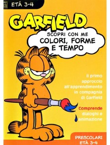 GARFIELD - COLORI,FORME E TEMPI 3-4 ANNI EDUCATIVO GIOCHI PC