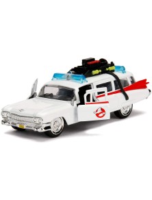 Jada Cadillac Ghostbustoers Ecto-1 1959 Die Cast 1:32 Funzionamento A Ruota Libera