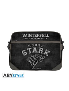 Il Trono Di Spade - Borsa A Tracolla Full Print "house Stark" - Vinile