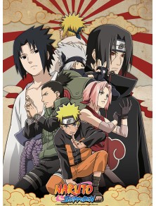 Naruto Shippuden - Poster "shippuden Group #2" (52x38)