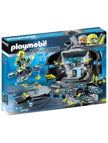 PLAYMOBIL CENTRO COMANDO DEL DR. DRONE TOP AGENTS - COSTRUZIONI