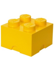 CONTENITORE LEGO BRICK 4 GIALLO GADGET