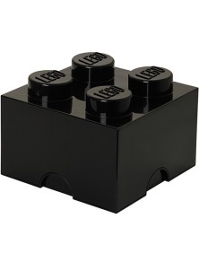 CONTENITORE LEGO BRICK 4 NERO GADGET