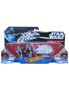 HOT WHEELS:STAR WARS T.FIGHTER VS M.FALC WHEELS STAR - MODELLINI E VEICOLI