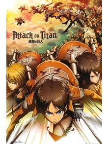 Attack On Titan Poster Pack Attack 61 X 91 Cm (5) GB eye