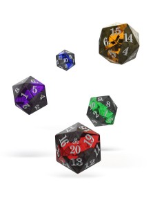 Oakie Doakie Dice D20 Spindown Dice Set Enclave (5) Oakie Doakie Dice