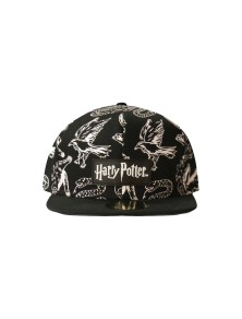 Harry Potter Cappellino Cappellino Snapback Heraldic Animals Bw Difuzed