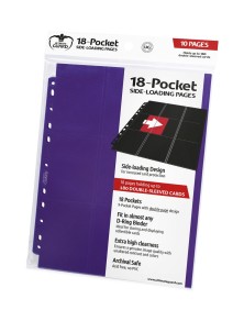 Ultimate Guard 18-Pocket Pages Side-Loading Purple (10) Ultimate Guard