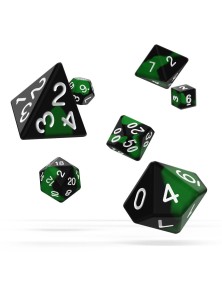 Oakie Doakie Dice RPG Set Glow In The Dark - Biohazard (7) Oakie Doakie Dice