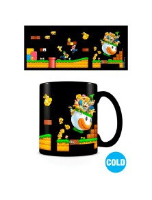 Nintendo Super Mario Gold Coin Rush Heat Changing Tazza pyramid