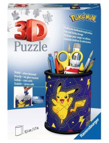 Pokémon 3d Puzzle Pencil Holder (54 Pezzi) Ravensburger