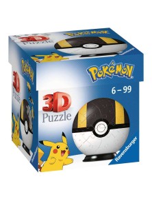 Pokémon 3d Puzzle Pokéballs: Ultra Ball (54 Pezzi) Ravensburger