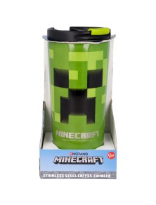 Minecraft Tazza con Coperchio Acciaio Inossidabile 425ml Stor