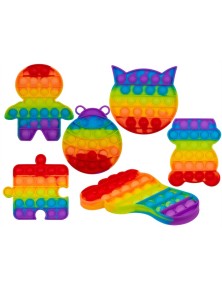 POP TOY FIDGET SERIE ARCOBALENO ASSORT. GADGET