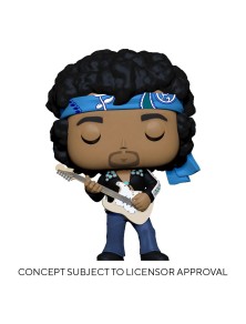 Jimi Hendrix Pop! Rocks Vinile Figura Jimi Hendrix (live In Maui Jacket) 9 Cm Funko