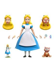 Alice In Wonderland Disney Ultimates Action Figura Alice 18 Cm Super7