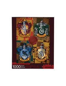 Harry Potter Jigsaw Puzzle Crests (1000 Pezzi) Aquarius