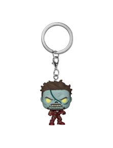 Marvel What If...? Pocket Pop! Vinile Portachiavi 4 Cm Zombie Iron Man Funko