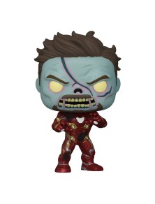 Marvel What If...? Pop! Tv Vinile Figura Zombie Iron Man 9 Cm Funko