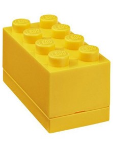 CONTENITORE LEGO MINI BOX 8 GIALLO GADGET