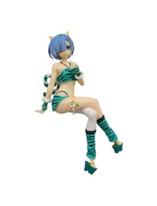 Re:zero Noodle Stopper Pvc Statua Rem Demon Costume Another Color Ver. 16 Cm Furyu