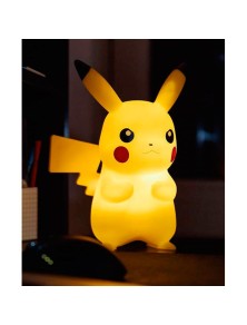 Pokemon Pikachu 3d Lampada Led 25cm Teknofun