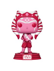 Star Wars Valentines Pop! Star Wars Vinile Figura Ahsoka 9 Cm Funko