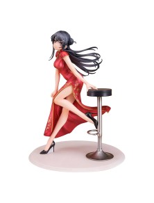 Rascal Does Not Dream Of Bunny Girl Senpai Statua 1/7 Mai Sakurajima Chinese Dress Ver. 22 Cm Wing