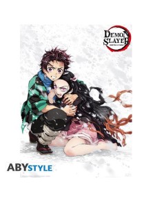 Abydco795 - Demon Slayer - Tanjiro & Nezuko Snow - Poster (52x38) Gadget