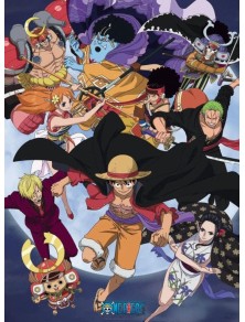 One Piece - Poster "Wano Raid" 52 x 38 cm AbyStyle