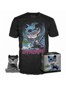 Set Pop Figura & Tee Dc Jim Lee Catwoman Funko