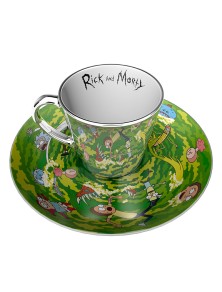 Rick E Morty - Mirror Tazza & Set Di Piatti - Portal