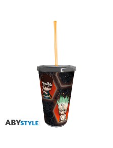 Dr Stone - Tumbler Con Cannuccia - 470ml - Sd Group