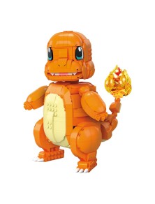 Pokémon Mega Construx Wonder Builders Construction Set Jumbo Charmander 25 Cm Mattel